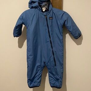 Patagonia Infant Blue Hooded Suit